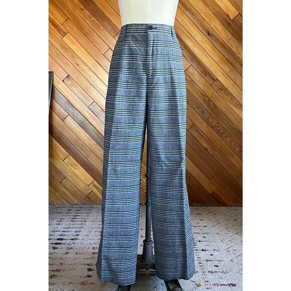 NWT/Deadstock Dockers High Waisted Wide Leg Pleated Plaid Trousers - Picture 1 of 10
